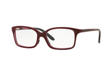 Image of Oakley 2015 R3 ACETATE RX 1 OX1130 Eyeglass Frames 113003-52 - Dark Red Frame