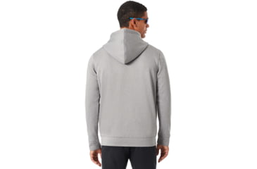 Image of Oakley 360 Full Zip Fleece Hoodie - Mens, Athletic Heather Grey, Extra Large, 461536-24G-XL