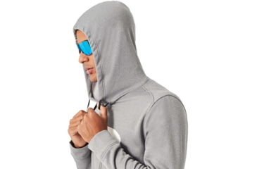 Image of Oakley 360 Full Zip Fleece Hoodie - Mens, Athletic Heather Grey, Extra Large, 461536-24G-XL