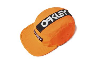 Image of Oakley 5 Panel Frogskin Hat - Mens, Neon Orange, U, 911953-71G-71G-U