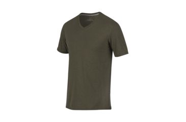 Image of Oakley 50/50 Solid V Neck - Mens, Athletic Heather Grey, Extra Large 455949-24G-XL
