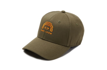 Image of Oakley 6 Panel Logo Hat - Mens, Dark Brush, Large/Extra Large, 912115-86V-L/XL
