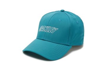 Image of Oakley 6 Panel Oakley Waved Hat - Mens, Dark Blue, Small/Medium 912114-609-S/M
