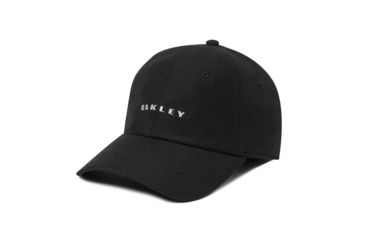 Image of Oakley 6 Panel Reflective Hat - Mens, Blackout, One Size, 912022-02E-U