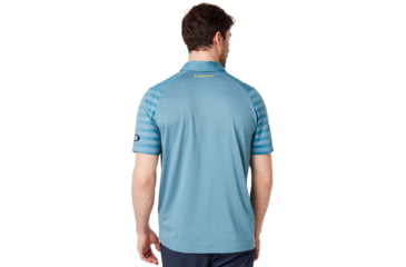 Image of Oakley 75 Auto Polo - Mens, Alien Blue, Medium, 434410-68L-M