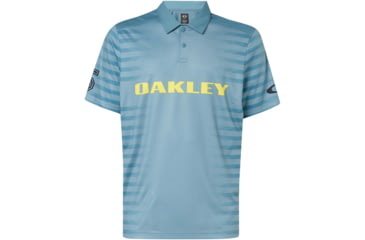 Image of Oakley 75 Auto Polo - Mens, Alien Blue, Medium, 434410-68L-M