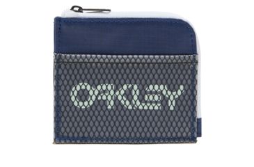 Image of Oakley 90'S Zip Small Wallet - Mens, Dark Blue, One Size 95155-609-U