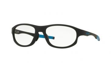 Image of Oakley A CROSSLINK STRIKE OX8067 Single Vision Prescription Eyeglasses 806701-56 - Satin Black Frame