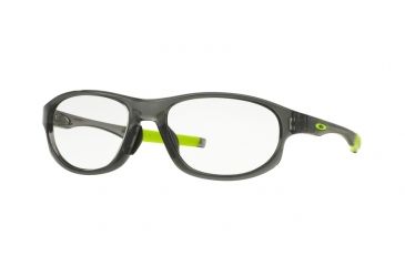 Image of Oakley A CROSSLINK STRIKE OX8067 Single Vision Prescription Eyeglasses 806702-56 - Grey Smoke Frame