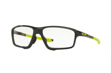 Image of Oakley A CROSSLINK ZERO OX8080 Eyeglass Frames 808002-58 - Polished Black Ink Frame