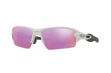 Image of Oakley FLAK 2.0 A OO9271 Progressive Prescription Sunglasses OO9271-927110-61 - Lens Diameter 61 mm, Frame Color Polished White