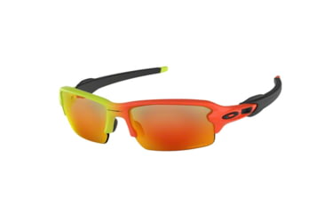 Image of Oakley A Flak 2.0 OO9271 Sunglasses 927128-61 - Harmony Fade Frame, Prizm Ruby Lenses