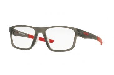 Image of Oakley A HYPERLINK OX8051 Eyeglass Frames 805103-54 - Satin Grey Smoke Frame