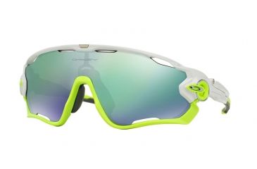 Image of Oakley JAWBREAKER A OO9270 Single Vision Prescription Sunglasses OO9270-927002-31 - Lens Diameter 131 mm, Lens Diameter 31 mm, Frame Color Polished White