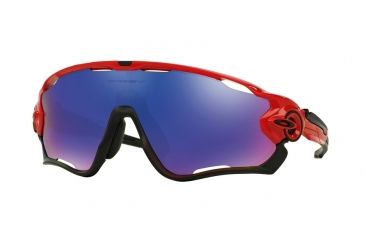 Image of Oakley JAWBREAKER A OO9270 Single Vision Prescription Sunglasses OO9270-927003-31 - Lens Diameter 131 mm, Lens Diameter 31 mm, Frame Color Redline