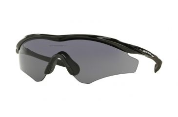 Image of Oakley A M2 FRAME XL OO9345 Sunglasses 934501-45 - Polished Black Frame, Grey Lenses