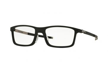 Image of Oakley A PITCHMAN OX8096 Eyeglass Frames 809601-55 - Satin Black Frame
