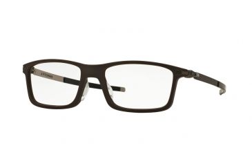Image of Oakley A PITCHMAN OX8096 Eyeglass Frames 809604-55 - Satin Brownstone Frame