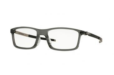Image of Oakley A PITCHMAN OX8096 Eyeglass Frames 809606-55 - Grey Smoke Frame