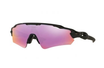 Image of Oakley RADAR EV PATH A OO9275 Single Vision Prescription Sunglasses OO9275-927511-35 - Lens Diameter 135 mm, Lens Diameter 35 mm, Frame Color Polished Black
