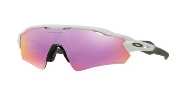 Image of Oakley RADAR EV PATH A OO9275 Single Vision Prescription Sunglasses, 35mm, Polished White, OO9275-927512-35-SV