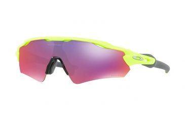 Image of Oakley RADAR EV PATH A OO9275 Single Vision Prescription Sunglasses OO9275-927517-35 - Lens Diameter 135 mm, Lens Diameter 35 mm, Frame Color Retina Burn