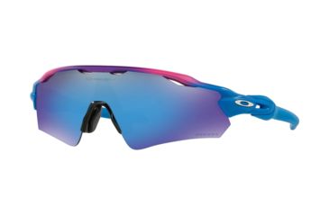 Image of Oakley RADAR EV PATH A OO9275 Single Vision Prescription Sunglasses, 135mm, Factory Fade, OO9275-927523-35-SV