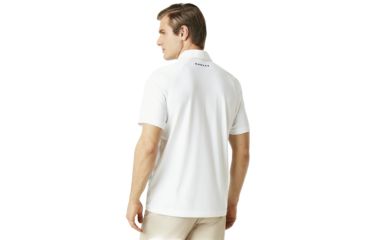 Image of Oakley Ace Golf Polo Short Sleeve - Mens, White, Extra Small 434311-100-XS