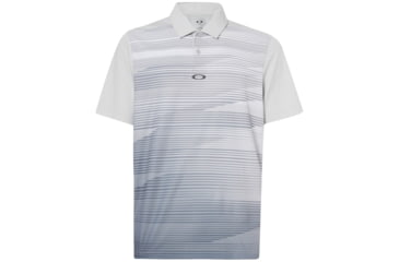 Image of Oakley Ace Golf Polo Short Sleeve - Mens, Light Grey, Extra Small, 434311-202-XS