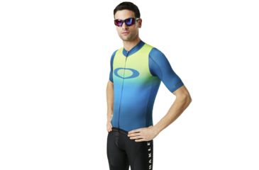 Image of Oakley Aero Jersey - Mens, Blackout, Extra Small 434359-02E-XS