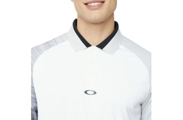 Image of Oakley Aerodynamic Golf Polo Short Sleeve - Mens, White, 3XL 434351-100-XXXL