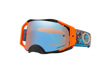 Image of Oakley Airbrake MX Goggles w/Prizm MX Sapphire, Camo Vine/Orange/Blue, OO7046-79