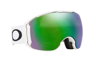 Image of Oakley Airbrake XL, Prizm Jade Iridium/Prizm Sapphire Iridium, Polished White, OO7071-09