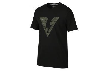 Image of Oakley Alpha SI Tee, Jet Black, Medium 455390-01K-MD