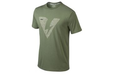 Image of Oakley Alpha SI Tee, Worn Olive, Medium 455390-79B-MD