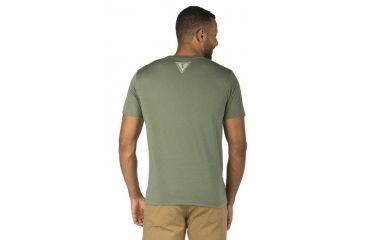 Image of Oakley Alpha SI Tee, Worn Olive, Medium 455390-79B-MD