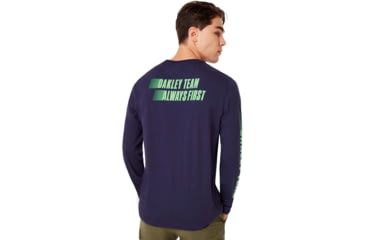 Image of Oakley Always First Long Sleeve Tee - Mens, Strong Violet, Large, 457904-86D-L