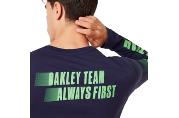 Image of Oakley Always First Long Sleeve Tee - Mens, Strong Violet, Large, 457904-86D-L
