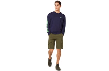 Image of Oakley Always First Long Sleeve Tee - Mens, Strong Violet, Large, 457904-86D-L
