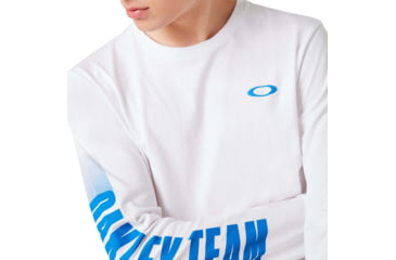 Image of Oakley Always First Long Sleeve Tee - Mens, White, Large, 457904-100-L