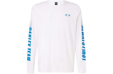 Image of Oakley Always First Long Sleeve Tee - Mens, White, Large, 457904-100-L
