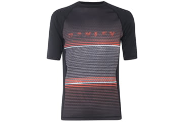Image of Oakley Asymmetrical Dynamic Rashguard - Mens, Blackout, Large, 482461-02E-L