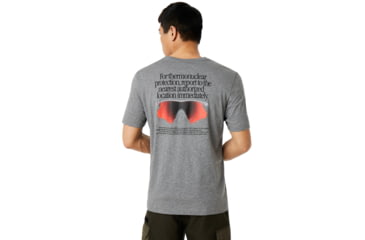 Image of Oakley Authorized Tee - Mens, Athletic Heather Grey, Large, 457582-24G-L