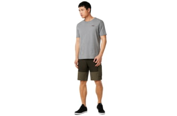 Image of Oakley Authorized Tee - Mens, Athletic Heather Grey, Large, 457582-24G-L