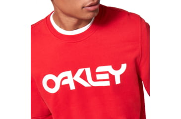 Image of Oakley B1B Crew T-Shirt, Mens, Red Line, Extra Large, 472399-465-XL