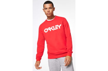 Image of Oakley B1B Crew T-Shirt, Mens, Red Line, Extra Large, 472399-465-XL
