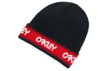 Image of Oakley B1B Logo Beanie - Mens, Blackout, One Size, 912191-02E-U