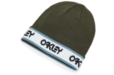 Image of Oakley B1B Logo Beanie - Mens, New Dark Brush, One Size, 912191-86L-U
