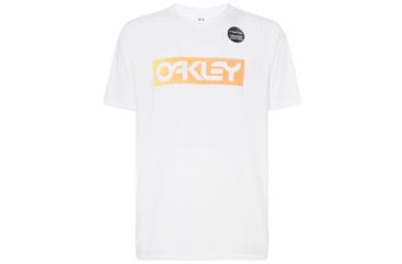 Image of Oakley B1B Logo Tee - Mens, White, 2XL, 457526-100-XXL