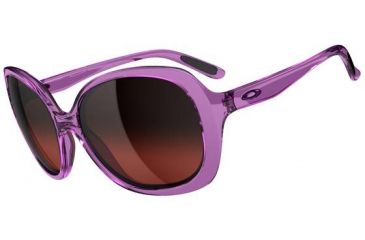 Image of Oakley Backhand Sunglasses, Crystal Iris OO9178-04-RX